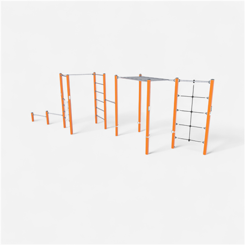 Appareil de musculation extérieur Kompan - Circuit 3 postes 