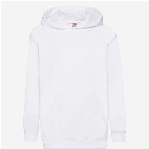 Sweat Capuche enfant Fruit Of The Loom - Blanc