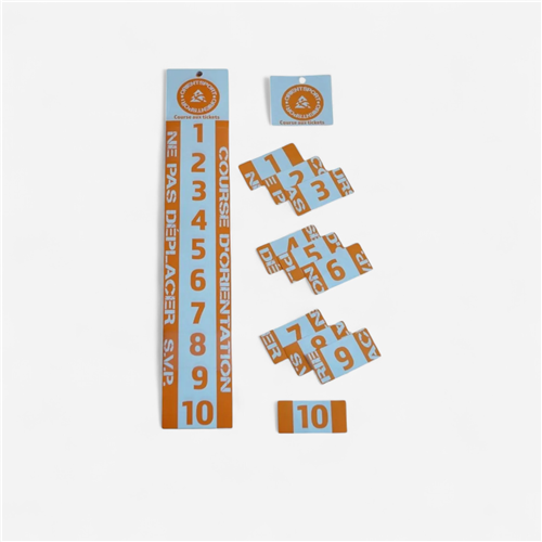 Lot de 100 tickets prédécoupés