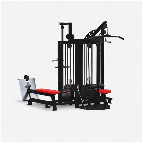 Appareil de musculation Laroq - Tour tirage 4 rouge 