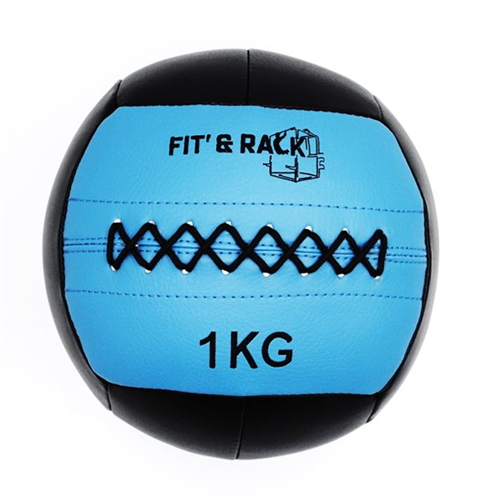 Wall Ball Kids 1 Kg fitness - Fit&#039;&amp;Rack noir bleu