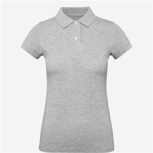 Polo femme B&C - Organic Gris Chine 