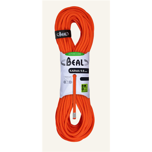 KARMA 9.8MMX50M SOLID ORANGE
