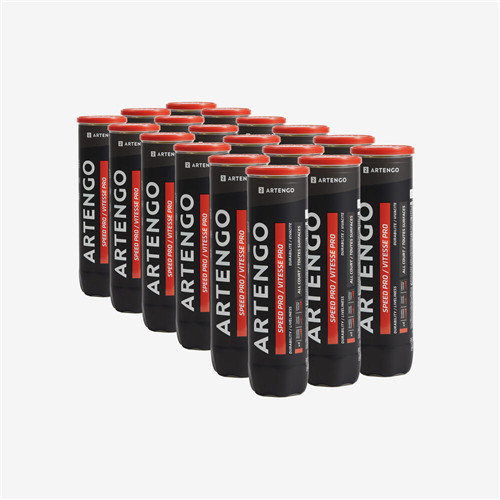 CARTON BALLES DE TENNIS TB SPEED PRO *18 TUBES DE 4 BALLES