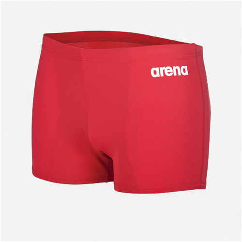 Boxer de bain natation Arena - Swim Short Solid rouge