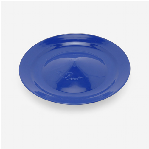 Assiette chinoise 24 cm Mister Babache - bleu