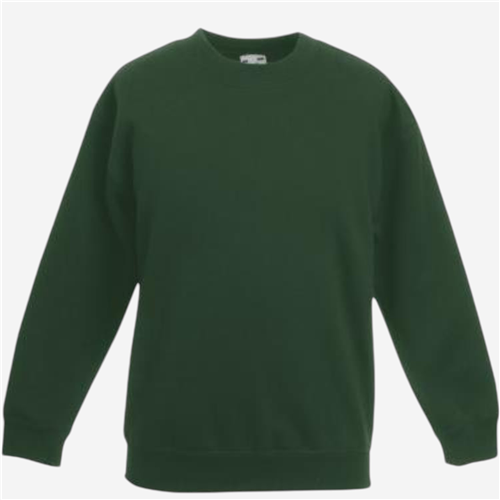 Sweat Shirt enfant Fruit Of The Loom - Vert Fonce