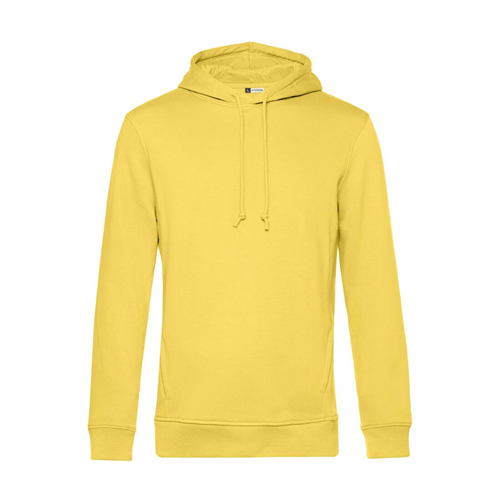 SWEAT CAPUCHE ORGANIC  JAUNE