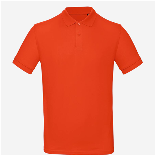 Polo homme B&C - Organic Rouge 