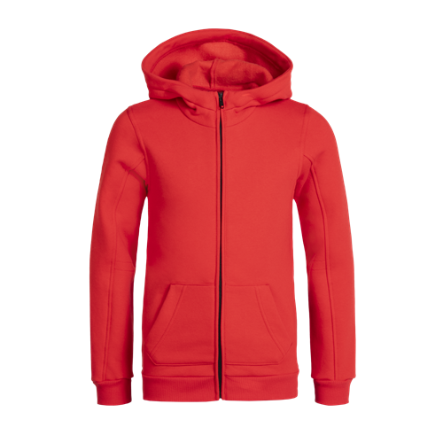 VESTE MOLLETON CLUB 500 ROUGE JUNIOR