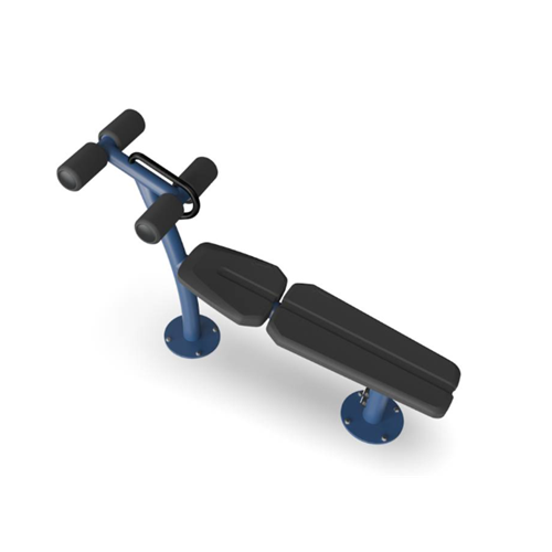 Appareil de musculation extérieur Kompan - Banc à abdominaux 