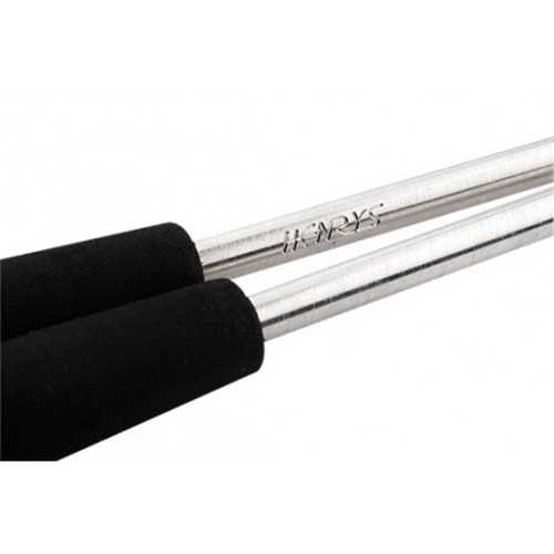 Baguettes diabolo aluminium 32,5 cm Henrys - noir