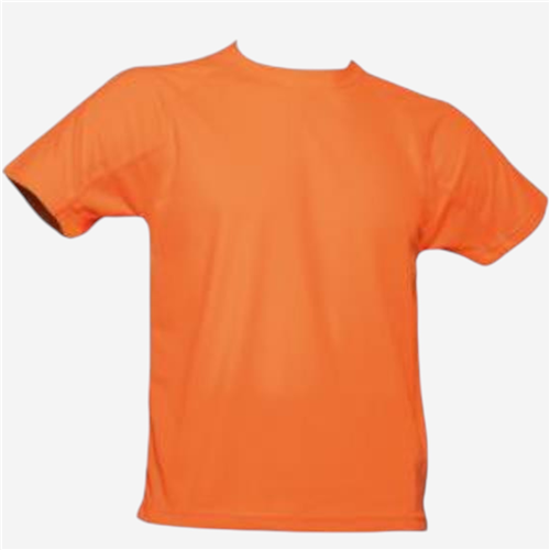 Tee shirt manches courtes homme Acqua Royal - Respirant Orange Fluo 
