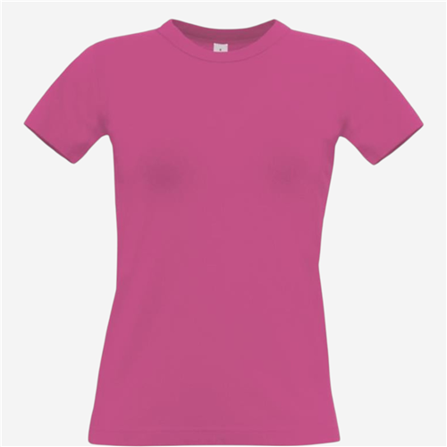 Tee shirt manches courtes femme B&C - 190 Rose Fuchsia 