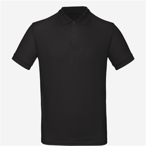 Polo homme B&amp;C - Organic Noir 
