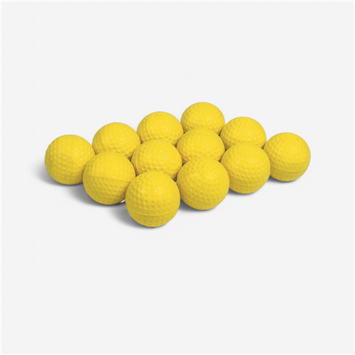 Balle de golf minigolf Megaform caoutchouc - Lot de 12 Balles 