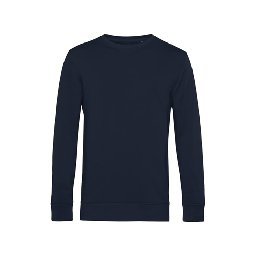SWEAT COL ROND ORGANIQUE HOMME MARINE
