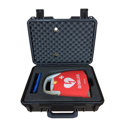 MALETTE ÉTANCHE NOIRE DU DEFIBRILLATEUR FRED PA-1