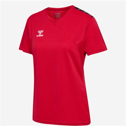 Maillot manches courtes Hummel Femme - Authentic Rouge