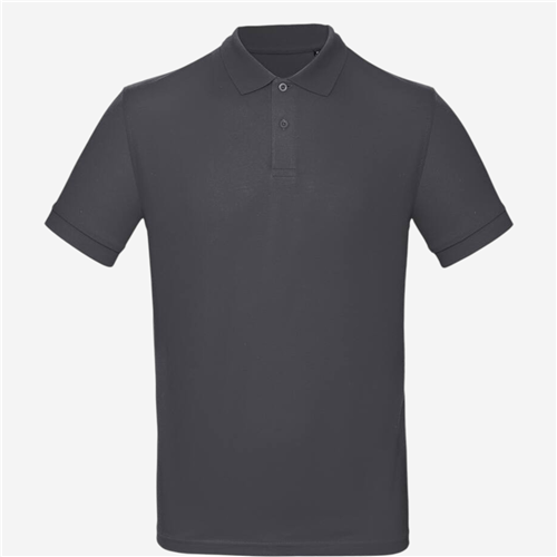 Polo homme B&C - Organic Gris Fonce 