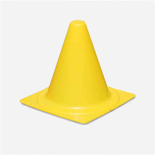 Cône économique 18 cm - Jaune