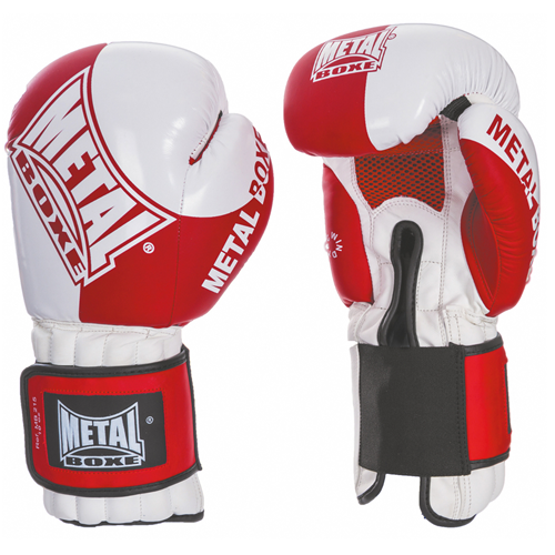 Gants boxe française Metal Boxe Rouge