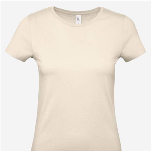 Tee shirt manches courtes femme B&C - 150 Naturel 