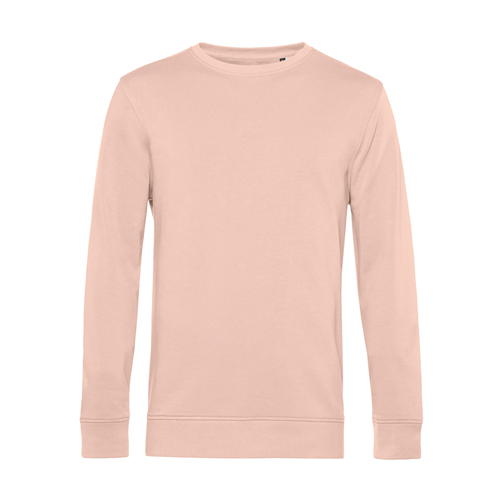 SWEAT COL ROND ORGANIQUE HOMME ROSE