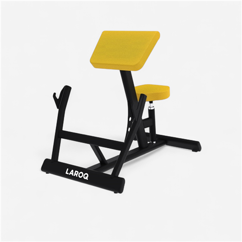 Banc de musculation Laroq - Banc Larry Scott jaune 