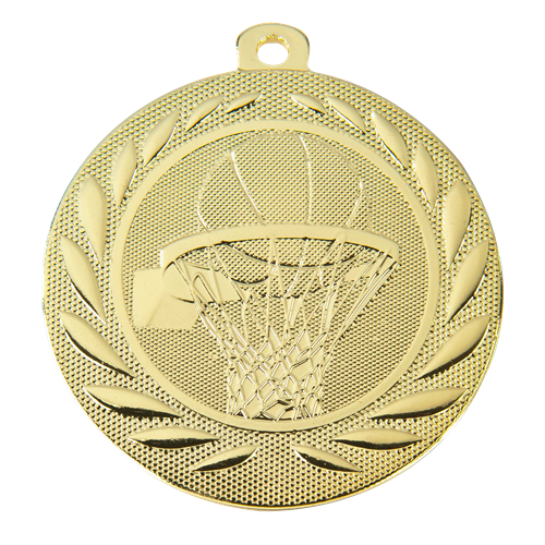 MEDAILLE BASKETBALL OR 50 MM