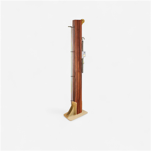 POTEAUX TENNIS BOIS PLATINE