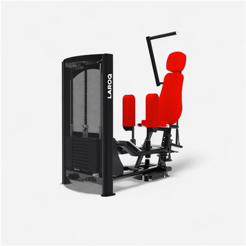 Appareil de musculation Laroq - Adducteurs / Abducteurs rouge 105 Kg