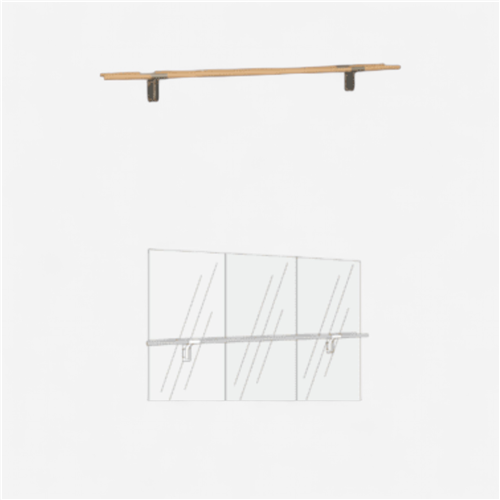 SET DE 3 MIROIRS MURAUX AMADEUS ET BARRE