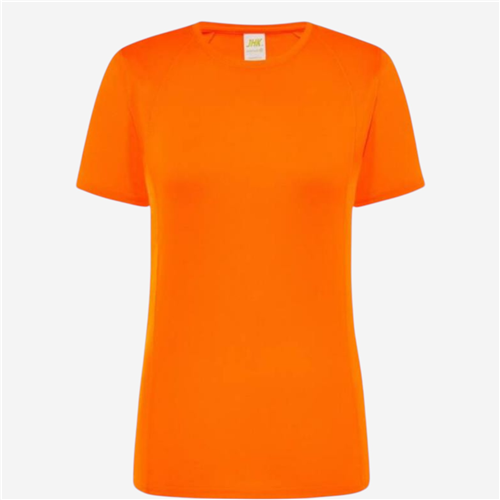 Maillot manches courtes femme JHK Textile - Polyester Orange Fluo 