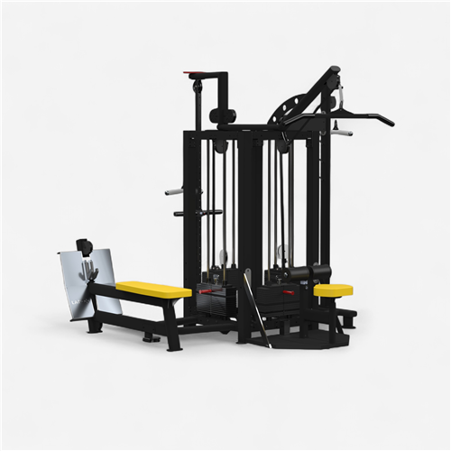 Appareil de musculation Laroq - Tour tirage 4 Jaune 