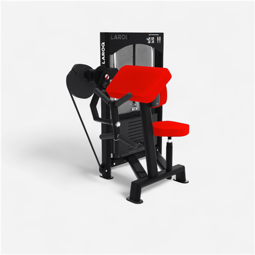 Appareil de musculation Laroq - Machine à biceps rouge 80 Kg 