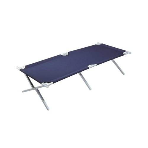 Lot de 4 - Lit de Camp Gris/Noir