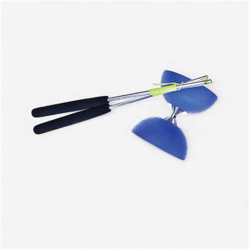 Diabolo évolution + baguettes alu  - bleu