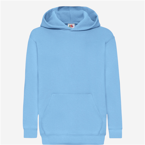 Sweat Capuche enfant Fruit Of The Loom - Bleu Ciel