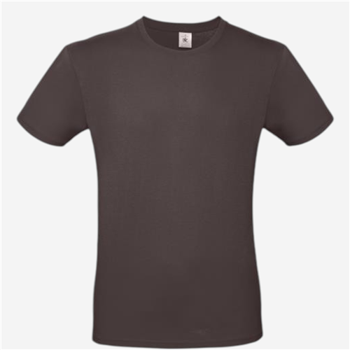 Tee shirt manches courtes mixte B&C - 150 Marron Foncé 
