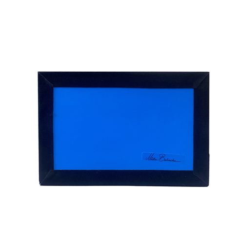 BOITE A CIGARE BOIS BLEU