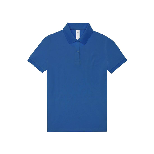 POLO COTON FEMME BLEU ROYAL 210