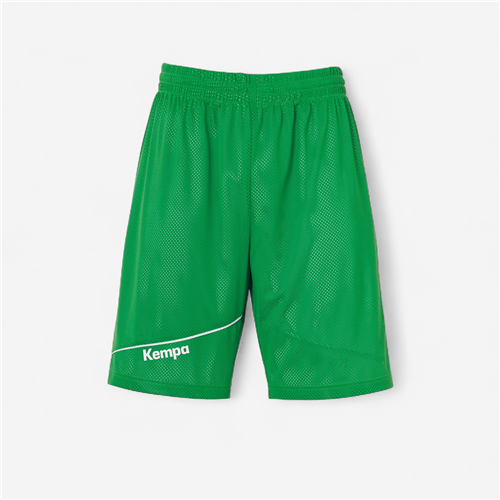 Short basket Kempa Enfant - Rev Vert/Blanc 