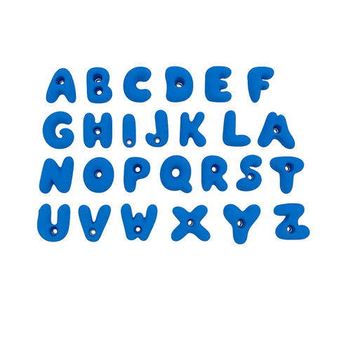 53 Prises escalade - PACK ENFANT Bleu (sans visserie)