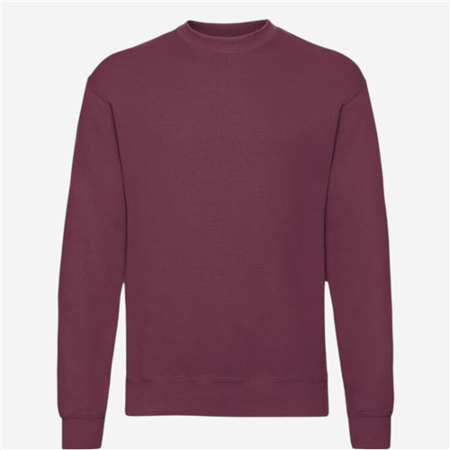 Sweat Shirt mixte Fruit Of The Loom - Bordeaux