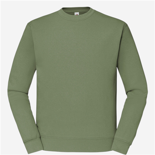 Sweat Shirt mixte Fruit Of The Loom - Olive