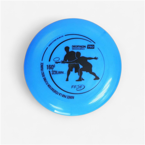 Disque volant ultimate Lmi&amp;Fox 160 gr - Disque scolaire bleu
