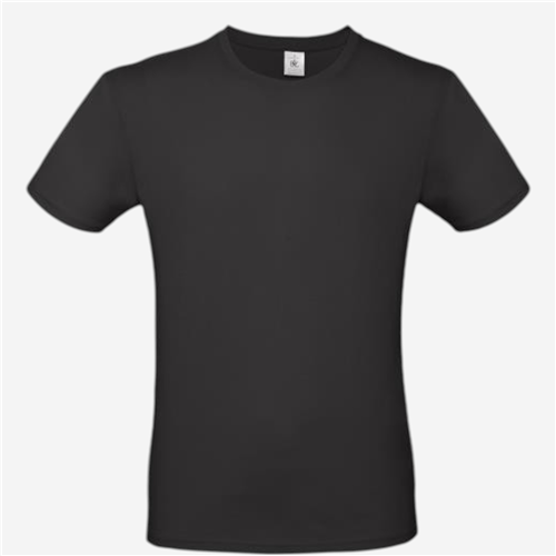 Tee shirt manches courtes mixte B&C - 150 Noir 