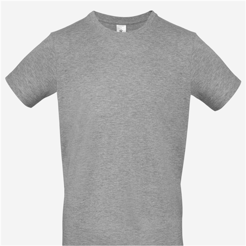 Tee shirt manches courtes mixte B&C - 150 Gris 