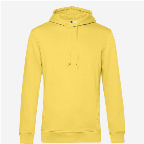 Sweat à capuche B&C - Organic Jaune